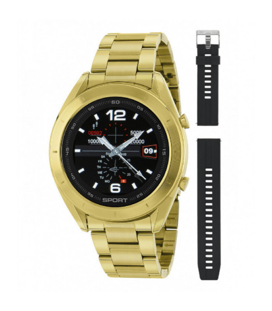 Reloj Marea Hombre acero inoxidable IP dorado - B54144/6