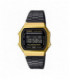 Reloj Casio Vintage Unisex Acero Bicolor IP negro y dorado - A168WEGB-1BEF