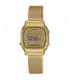 Reloj Casio Vintage Mujer Malla Milanesa IP dorado - LA.670WEMY.9EF