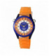 Reloj Tous Tender Time Mujer Correa Silicona Naranja y Esfera Azul - 200350998