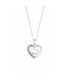 Collar Lotus Silver Mujer Corazón y Mano con Circonitas Multicolor - LP3399-1/2