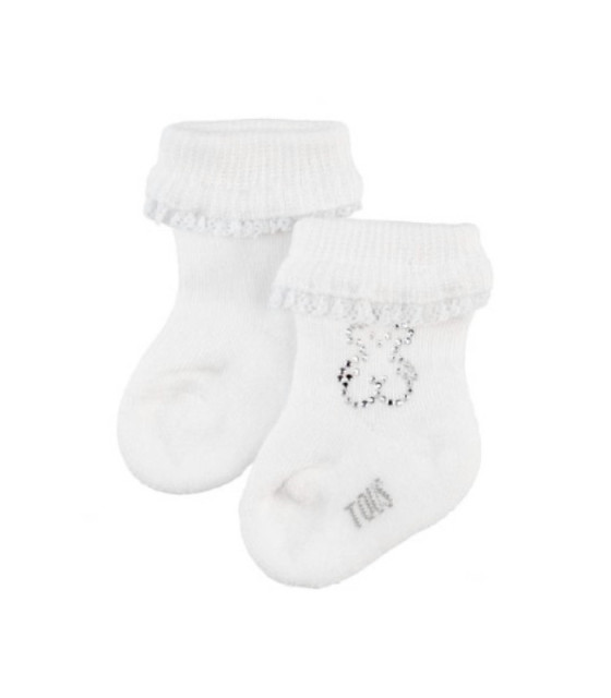 Set de 2 calcetines Tous de ceremonia Sweet Socks blanco - SSOCKS-701-01
