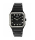 Reloj Tous Karat Squared analógico mujer con brazalete de aluminio negro y circonitas - 300358052