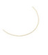 Collar Agatha Cadena de Serpiente Semirígido Baño de oro - 2680215-157-TU