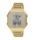 Reloj Tous digital con brazalete de acero IP dorado y circonitas D-Bear - 3000130800