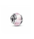 Charm Pandora de cristal de murano rosa rodeado - 793241C00