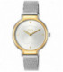 Reloj Real Bear bicolor de acero/IP dorado con correa Mesh - 900350385