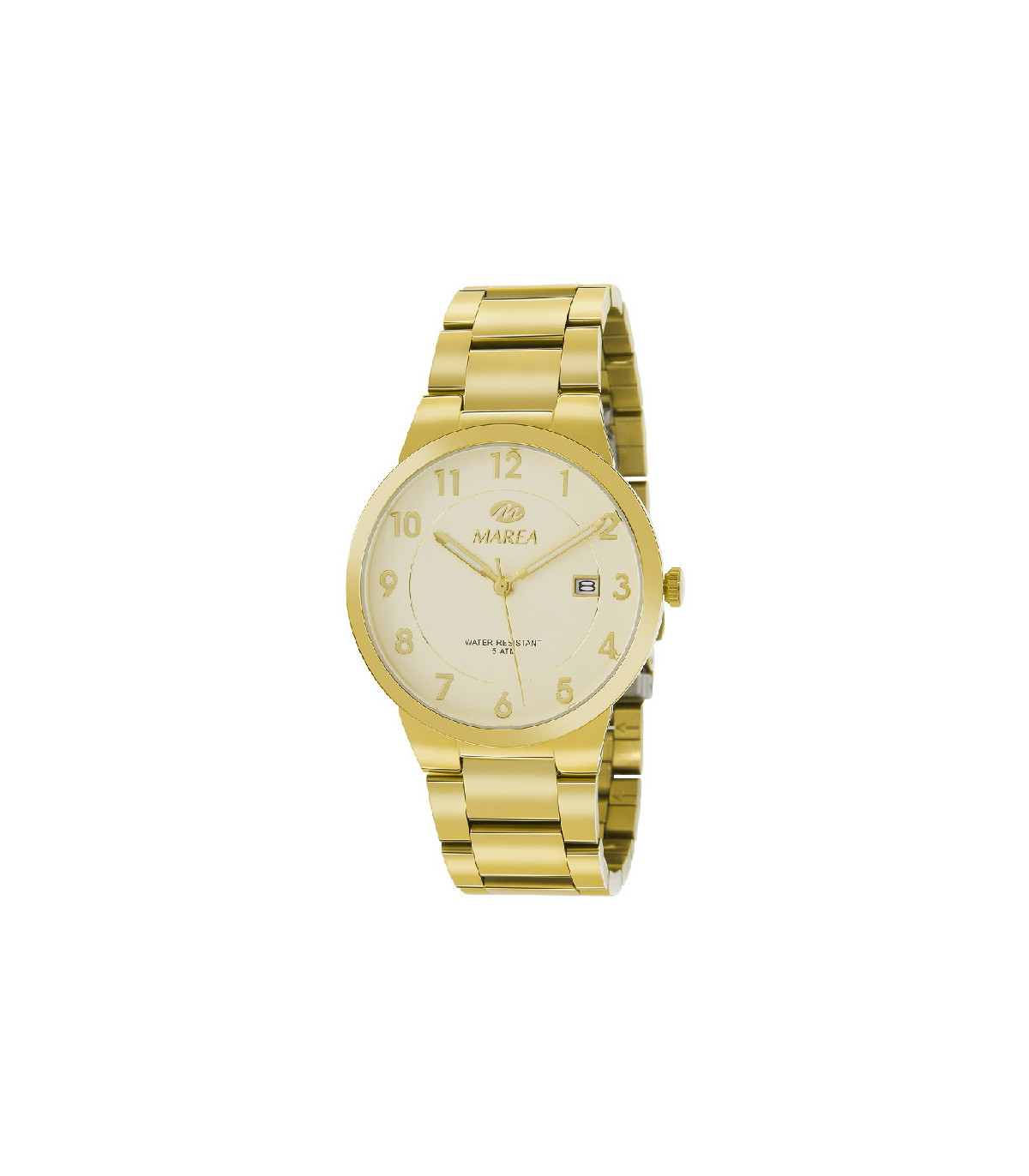Reloj Marea Hombre acero inoxidable IP dorado - B54144/6