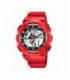 Reloj Calypso Digital Hombre caucho rojo - K5771/2