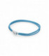 pulsera pandora moments en cordón azul turquesa para charms - 590749CTQ