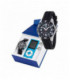 Pack Reloj Marea de caucho negro y Reproductor MP4 - B35282/2