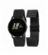 Reloj Inteligente Marea Unisex Correas intercambiables Caucho Negro y Acero inoxidable IP negro - B58001/1