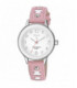 reloj tous baby bear de acero con correa de piel rosa - 700350025