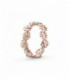 anillo pandora rose corona de margaritas brillantes - 188799C01