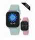 Reloj Inteligente Marea Mujer Correas intercambiables silicona azul/rosa - B58006/4
