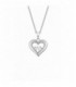 Collar Lotus Silver Latidos Corazón plata con circonitas - LP3043-1/1
