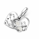 Charm Colgante Pandora Gatos & Corazones