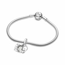 Charm Colgante Pandora Gatos & Corazones