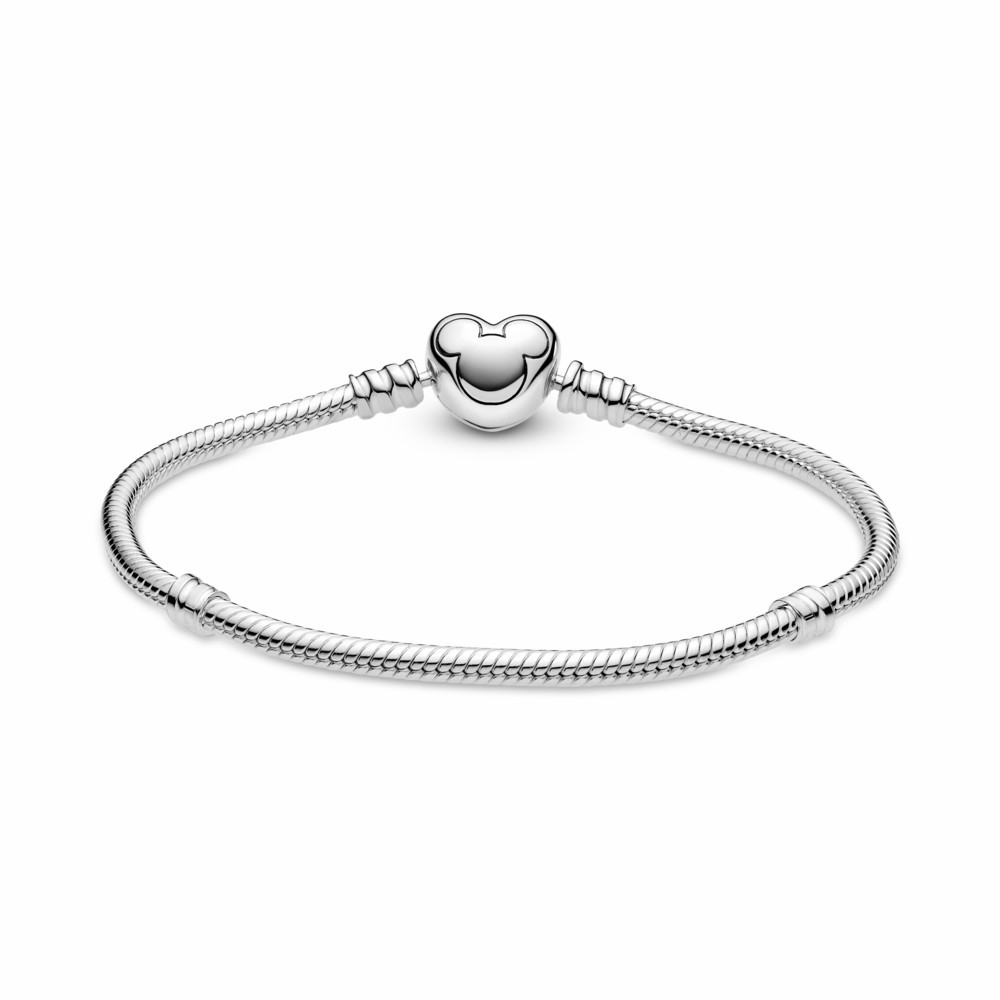 Pulsera Pandora Cierre Corazón Mickey Mouse Disney