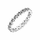 Anillo Pandora Banda de Estrellas Asimétricas 