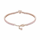 Pulsera Pandora Rose Corazón Brillante