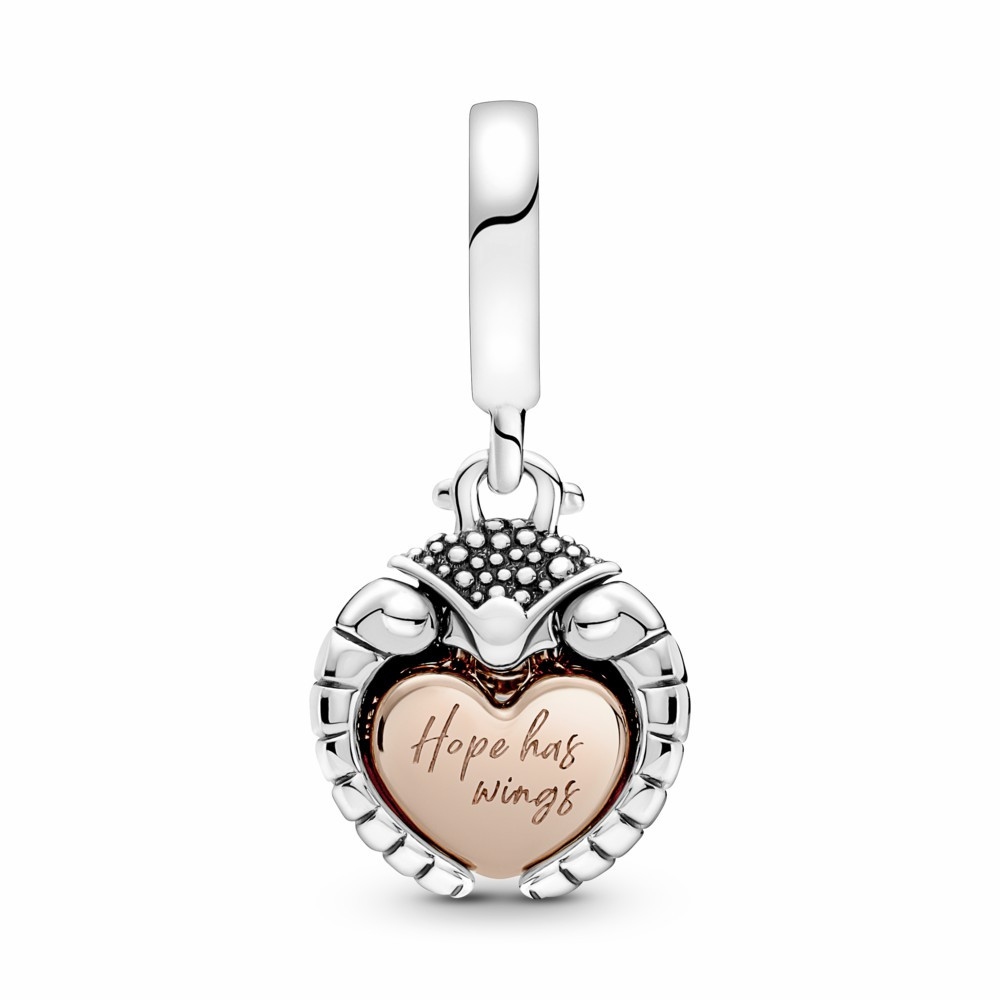 Charm Colgante Pandora Mariquita y Corazón Pandora Club 2022