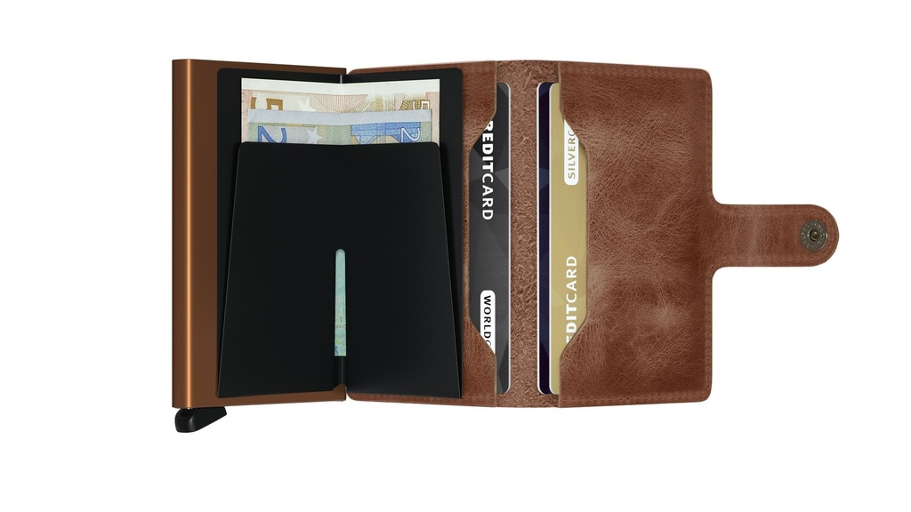 cartera secrid miniwallet vintage brown