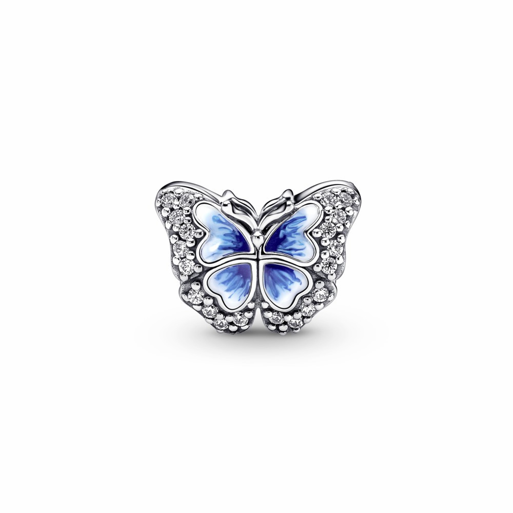 Charm Pandora Mariposa Azul Brillante
