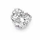 Charm Pandora Corazón Margarita Mamá
