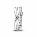 Anillo Pandora Triple Alianza Brillante