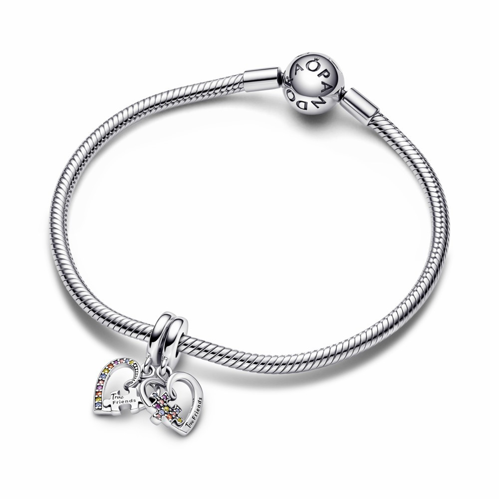 Charm colgante Pandora Divisible Puzzle Corazones de la Amistad