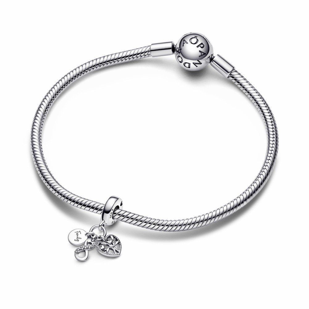 Charm colgante triple Pandora Infinito Familia