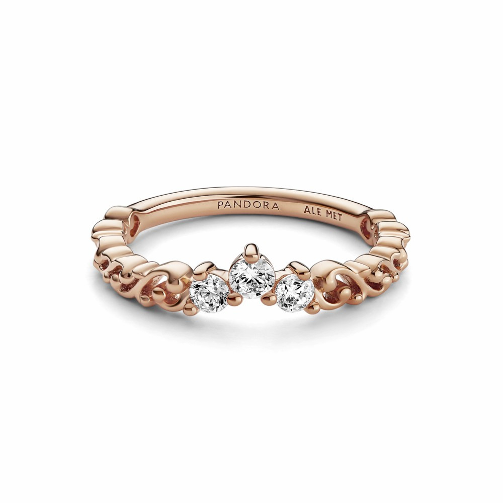 Anillo Pandora Rose Tiara Real Remolino
