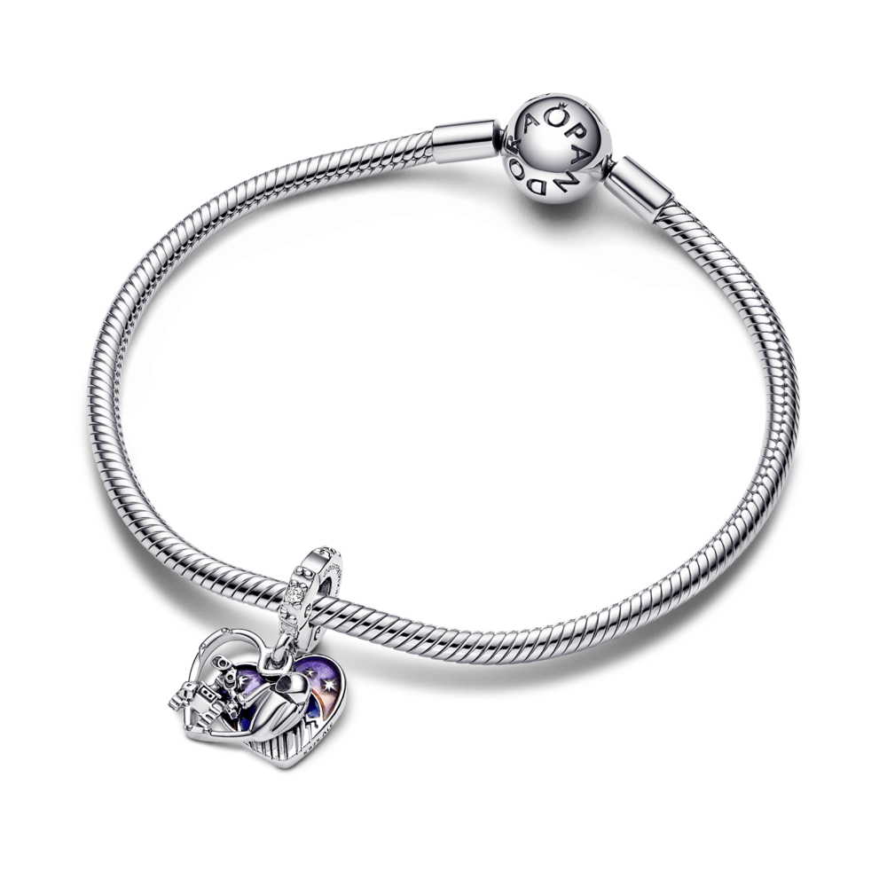 Charm Colgante Pandora Wall-E y Eva de Disney Pixar