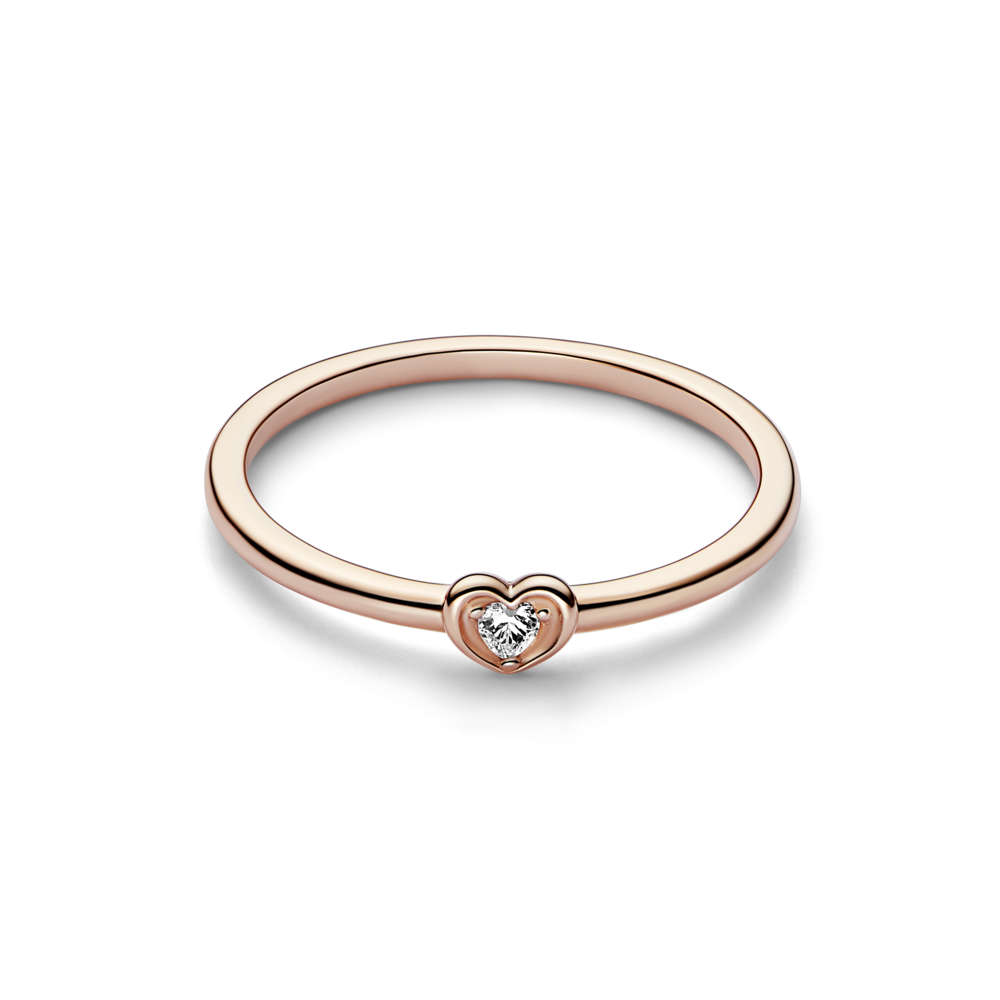Anillo Pandora Corazón Radiante