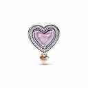 Charm Pandora Mamá & Corazón Dos Tonos