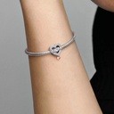 Charm Pandora Mamá & Corazón Dos Tonos