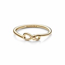 Anillo Pandora Baño Oro Nudo Infinito