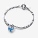 Charm colgante Pandora Mariposa Cristal Murano Azul