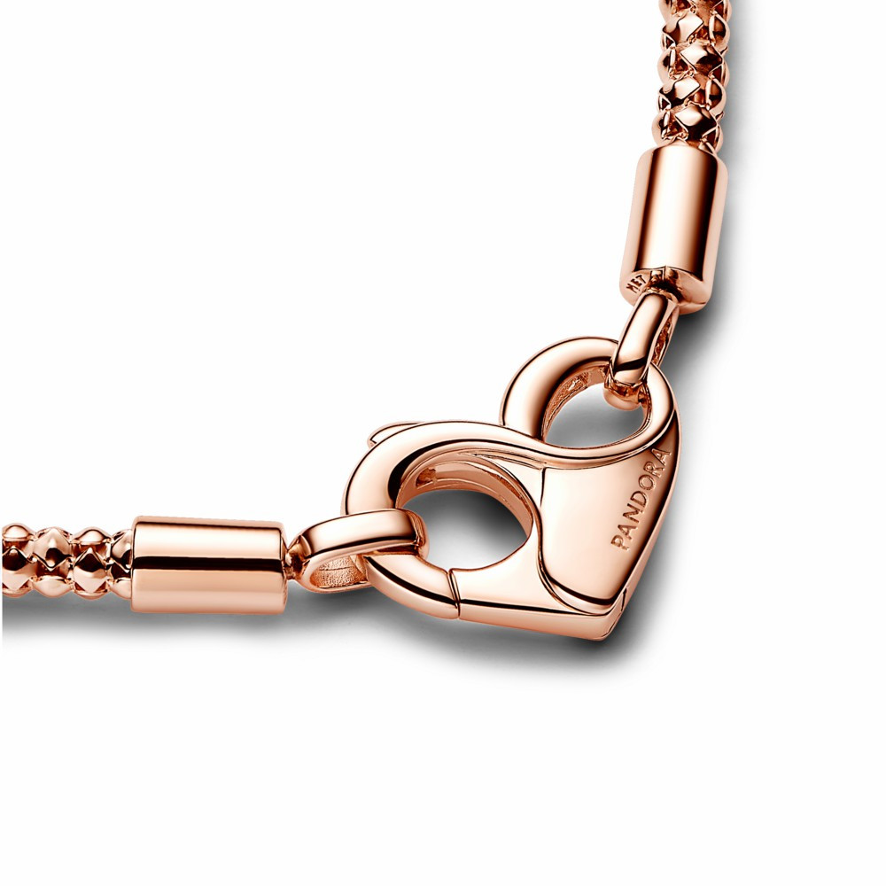 Pulsera Pandora Moments Rose Cierre corazón