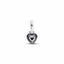 Mini colgante Pandora ME Chakra Corazón negro