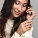 Anillo Pandora Timeless Pavé cruzado de doble banda