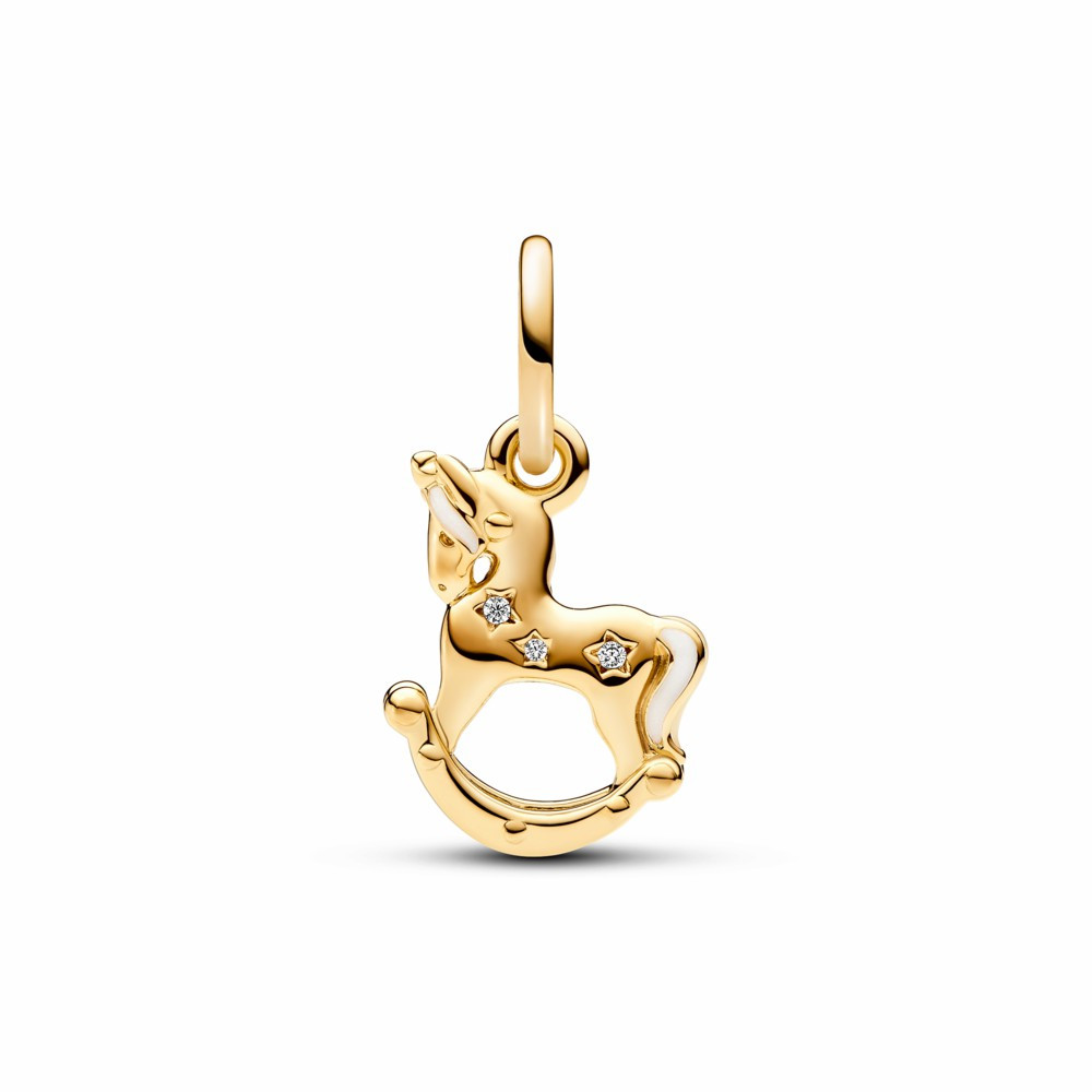 Charm colgante Pandora Shine Unicornio Mecedor