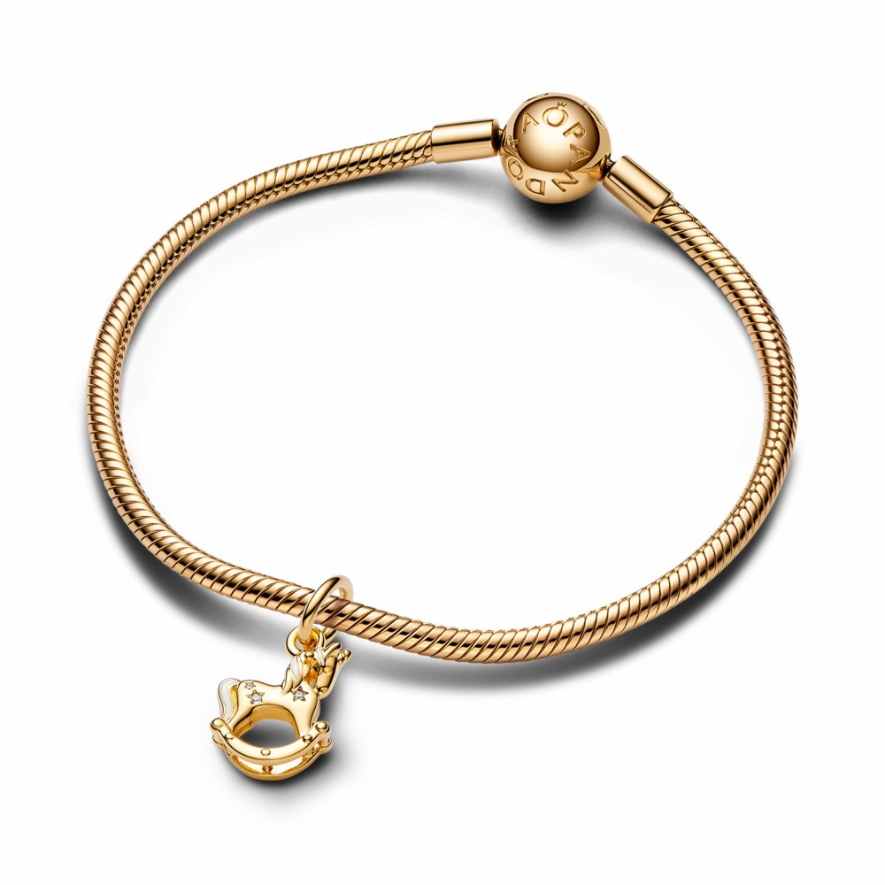 Charm colgante Pandora Shine Unicornio Mecedor