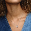 Collar Pandora Halo brillante Corte de pera