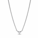 Collar Pandora Corazón triple Gema