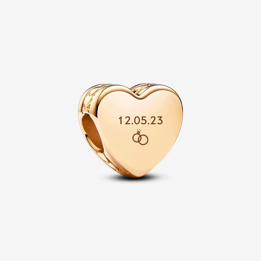 Charm Pandora Shine Corazón para grabar