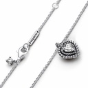 Collar Pandora Corazón Halo Brillante