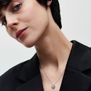 Collar Pandora Corazón Halo Brillante