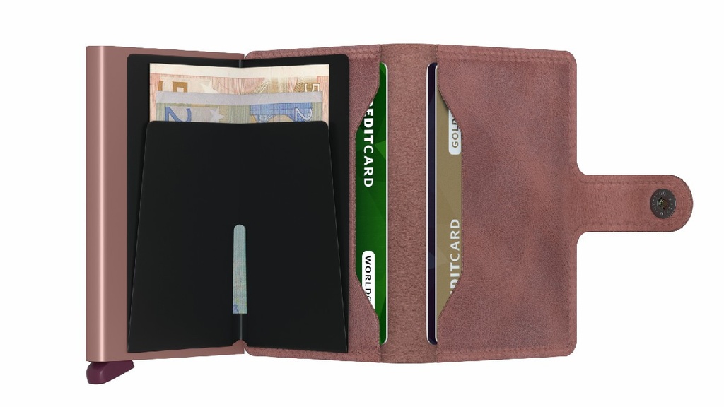 Cartera Secrid miniwallet vintage malva